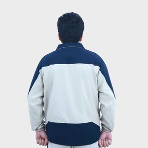 Conjunto Deportivo Rhino Fitness para Hombre, de Manga Larga, con Cierre de Cremallera, Transpirable, de Poliéster y Algodón, Estilo Vintage, Corte Regular, Ropa Deportiva de Invierno - Product Image 6