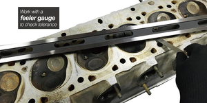 Indicador de espesores Compatible con rectificador de superficie de culata precisa 0,03mm junta de cabeza de tolerancia reparación herramientas de taller automotriz - Product Image 3