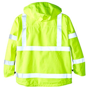 Chaqueta Reflectante de Alta Visibilidad ANSI Clase 2 Clase 3 Ropa de Seguridad Impermeable para Trabajadores de la Construcción de Carreteras - Product Image 2