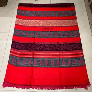 Chales/estolas estampados acrílicos de lana nuevos de invierno, bufandas Unisex multicolores de moda para mujer, venta al por mayor de India para adultos - Product Image 6