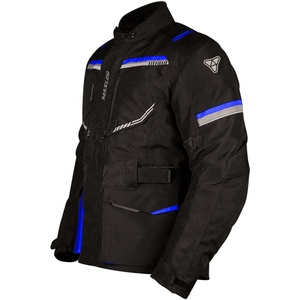 Heavy Duty Motorbike Motorcycle Long Riding Textile Waterproof Black Motocross Cardura Textile <b>Jacket</b> - Product Image 3
