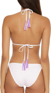 Conjunto de Bikini de 2 Piezas para Mujer, Atractivo Conjunto de Dos Piezas con Sujetador Push-Up y Tanga, Estampado Animal con Logotipo Frontal, Traje de Baño para Vacaciones - Product Image 6