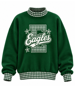 Sudadera Personalizada para Mujer con Cuello Alto, Oversize, de Algodón Premium, Estilo Casual para Invierno - Product Image 1
