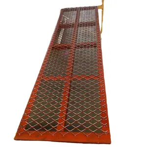 Derfon OEM Tunnel Gehweg Stahl Laufsteg Metallblech boden Geschweißter Drahtgitter zaun Anti Slip Walk Board