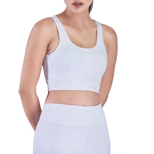 Ensemble de sport 2 pièces pour femme : soutien-gorge de sport et short, uni, manches courtes, sans couture, anti-boulochage, tenue de gym 2026 - Product Image 1