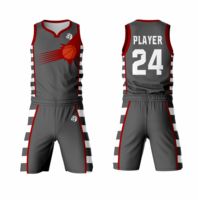 Uniforme de basket-ball de haute qualité, dernier style, unisexe, respirant, séchage rapide, service OEM disponible.