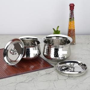 Casserole en acier inoxydable de qualité supérieure, idéale pour les fêtes domestiques, favorisant une rétention de chaleur équilibrée, disponible en gros. - Product Image 4