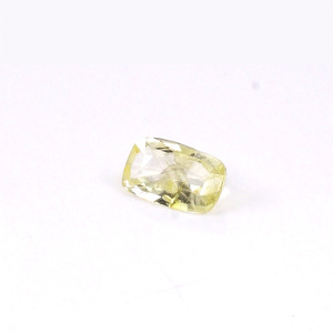 Saphir jaune naturel non traité, taille coussin longue 4,15 carats, pierre précieuse de saphir jaune naturel facetté pour bijoux - Product Image 2