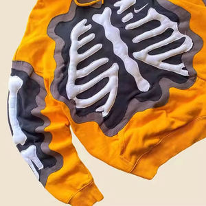 Sudadera con Capucha Casual para Hombre, de Alta Calidad, Algodón Grueso, Cierre Frontal con Cremallera, Impermeable, con Estampado Personalizado - Product Image 3