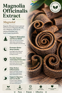 Hgo สารสกัดจากแมกโนเลีย officinalis (เกรดอาหาร) 90% แมกโนเลีย (สารสกัดมาตรฐาน) - Product Image 2