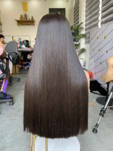 De 8 pouces à 32 pouces Os Droite Perruques Vietnamien Cheveux Humains Lace Front Perruque Remy Lace Perruques Naturel - Product Image 6