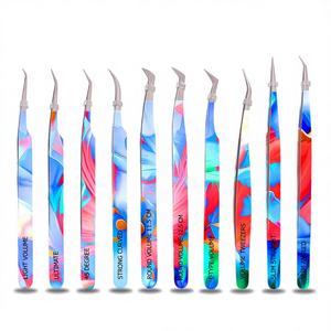 Pinzas para Pestañas con Punta de Microfibra de Marca Privada (Modelo BC-LT-06) para Aplicador de Extensiones de Pestañas al por Mayor, Beauty Concept Lash - Product Image 1