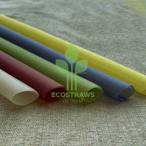 Prix de gros pailles de riz compostables avec texture ferme pour les jus de smoothies et les boissons gazeuses - Product Image 4