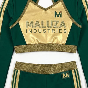 Uniformes de porristas económicos al por mayor, ropa de equipo personalizada con sublimación impresa para jóvenes, niños y adultos, ropa de porristas - Product Image 2