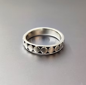 925 Sterling <b>Silver</b> Plain <b>Ring</b> Minimalist <b>Stacking</b> Band Handmade <b>Silver</b> Jewelry for Women And Men - Product Image 3