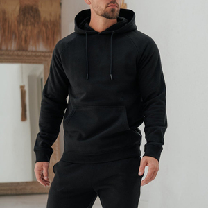 Sweat à capuche pour homme en polyester/coton, avec poche, personnalisable avec votre logo, en molleton, pour l'automne - Product Image 1