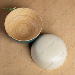 Tazones de Bambú Hechos a Mano, Ecológicos, Clásicos, Personalizados, Ligeros, Desechables, No Tóxicos, para Uso Doméstico y Fiestas - Product Image 2