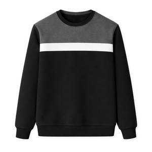 เสื้อสเวตเชิ้ตผ้าฝ้ายฟลีซ 100% แบบสั่งทำพิเศษ สไตล์วินเทจลำลอง คอกลม สำหรับฤดูหนาว เหมาะสำหรับทุกเพศ สตรีทแวร์ แบรนด์ส่วนตัว - Product Image 3