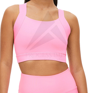Soutien-gorge de sport OEM pour femme, haut d'entraînement sur mesure, tissu innovant, processus de production sous marque privée Impex - Product Image 3