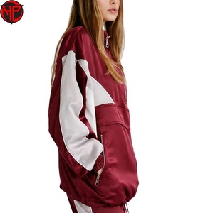 Conjunto Deportivo de Dos Piezas para Mujer, Chaqueta Cortavientos con Capucha para Invierno, Transpirable, de Secado Rápido, Ligero, 100% Nailon - Product Image 3