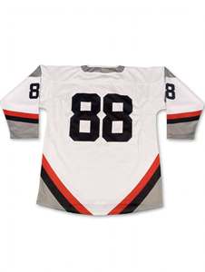 Jersey de Hockey sobre Hielo Personalizado con Nombre de Equipo, Diseño Degradado Colorido, Transpirable, Impresión 3D, Manga Larga, Ropa Deportiva al por Mayor - Product Image 4