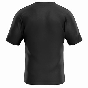 Men's Black Baseball Jersey Short Sleeve Button Front Polyester Uniform Apparel for Adults All Seasons - Product Image 4