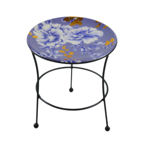 Handmade Enamel-Finished Iron Flower Pot <b>Stand</b> Trending Designs for Home Garden Decoration Floor <b>Vase</b> - Product Image 3