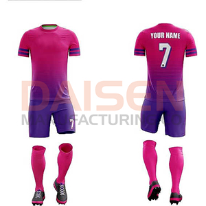 Conjunto de Uniforme de Fútbol al por Mayor, Equipación de Fútbol de Alta Calidad, Jersey y Pantalones Cortos Duraderos para Entrenamiento y Partidos - Product Image 4
