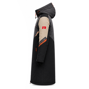 Vêtements thermiques légers, vestes longues en textile, manteaux longs confortables, vêtements d'extérieur saisonniers, vente en gros de vestes longues en textile - Product Image 3