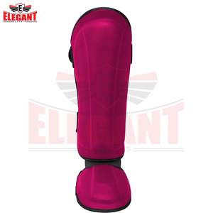 Protège-tibias de boxe légers et tendance pour l'entraînement au combat, en cuir avec fermeture auto-agrippante – Votre meilleur fournisseur - Product Image 2