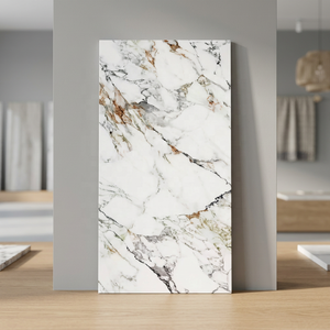 Arabescato กระเบื้องพอร์ซเลนขัดเงาดูไบ1200x600มม. สีทองบวกหินอ่อนเงางามคุณภาพสูงสำหรับใช้ในห้องน้ำห้องโถงกลางแจ้ง - Product Image 6