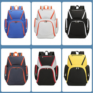 Custom Logo OEM Large Capacity Sports Basketball <b>Backpack</b> Arcuate Shoulder Strap Ball Compartment Wholesale No MOQ Free Design - Product Image 6