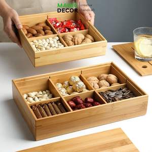 Boîtes à fruits secs en bois Georges Design, article de cuisine, best-seller, meilleur design, récipient de stockage de sel, boîte en bois sur mesure - Product Image 5