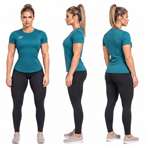 Women Gym Performance <b>T</b> <b>Shirts</b> Short Sleeve Sportswear Tee Top Ladies Lightweight Workout <b>T</b>-<b>Shirt</b> Dry Fit <b>Yoga</b> Tee Women's - Product Image 5