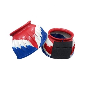 Botas de campana de Carreras de Caballos multicolores de alta calidad con cierres dobles para el cuidado de la equitación - Product Image 1