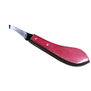 Cuchillo de herradura de doble filo, cuchillo para reparar pezuñas de ganado vacuno y ovino, cuchillo para cortar pezuñas, herramienta para limpiar pezuñas, para establos ecuestres - Product Image 3