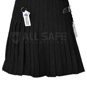 Premium hecho a mano para hombre ocho yardas sólido acrílico/algodón Kilt Classic Highland Outfit correas de cuero ajustables reforzadas - Product Image 4