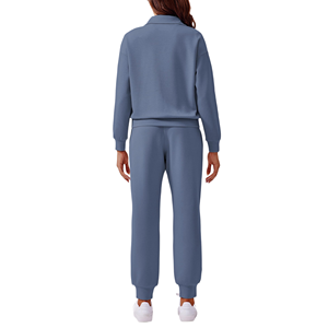 Ensemble Athleisure 2 pièces pour femmes, haut de course aéré et pantalon à taille élastique, vêtements de sport d'extérieur, vêtements de sport élégants pour femmes - Product Image 2