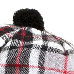 Sombrero Tradicional Escocés Tam O' Shanter, Color Gris Tartán Thompson, Lana de Cordero, Estilo Highland 2026 - Product Image 4