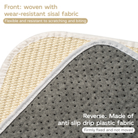 Tapis de grattage pour chat en sisal naturel de luxe, durable, pour protéger les canapés et les tapis, couleur personnalisable