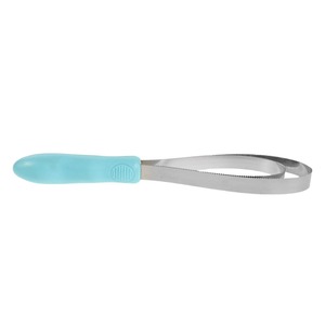 Peigne à double face en acier inoxydable pour animaux de compagnie, outil de toilettage pour chevaux, bovins et moutons, grattoir dentelé efficace pour l'élimination des poils - Product Image 1
