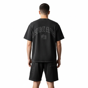 เสื้อยืดลำลองผู้ชาย คอลเลคชั่นฤดูใบไม้ร่วง 2026 พิมพ์ลายโลโก้ด้วยเทคนิคฮีททรานเฟอร์ ผ้าตาข่ายระบายอากาศ ผ้าเทอร์รี่ ไซส์ใหญ่ สีพื้น ผ้าฝ้าย 100% - Product Image 2