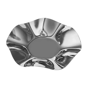 Modern Stainless Steel Serving Dish Unique Shape Stainless Steel Metallic Food <b>Tray</b> Chocolate <b>Tray</b> Home Hotels & Kitchen - Product Image 1