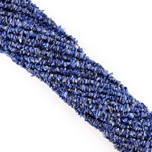 Cuentas de Sodalita Azul Natural en Forma de Virutas Sin Cortar, Piedras Preciosas Irregulares de 3-12mm, Piedras Sueltas para Fabricación de Joyería al por Mayor - Product Image 2