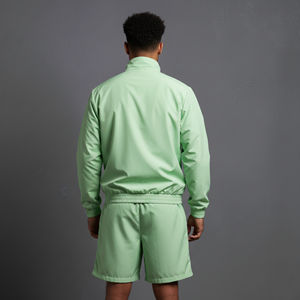 Conjunto Deportivo Personalizado para Hombre, Chaqueta Cortavientos con Pantalones Cortos a Juego, Tela Reflectante, Transpirable, Conjuntos Cortavientos de Alta Calidad - Product Image 2