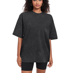 Camiseta Ligera para Mujer, Talla Adulto, Lavado Ácido, Tela Transpirable, Camiseta Casual para Uso Diario - Product Image 1