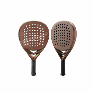 Raqueta de Pádel de Diamante de Nuevo Diseño, Raqueta de Pádel de Fibra de Carbono con Red de Poliéster, Ligera, Duradera, con Logotipo Personalizado - Product Image 6