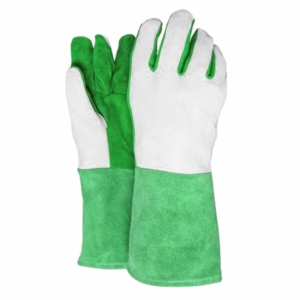 Top-Ranked Cowhide Split Leather Construction Safety <b>Gloves</b> Anti-Vibration Anti-Slip <b>Long</b>-Lasting Heavy Duty Fireproof Heat - Product Image 4