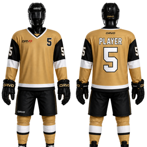 Vêtements de hockey sur glace professionnels en gros, maillots sublimés personnalisés, vêtements de sport d'équipe, fournisseur OEM de tenues de hockey personnalisées - Product Image 4