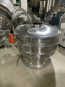 פונקציה רב 400 מ "מ sieve מכונת חיטה שעורה קמח קוקוס קמח אורז מסננת מכונת רטט חם בסין - Product Image 2